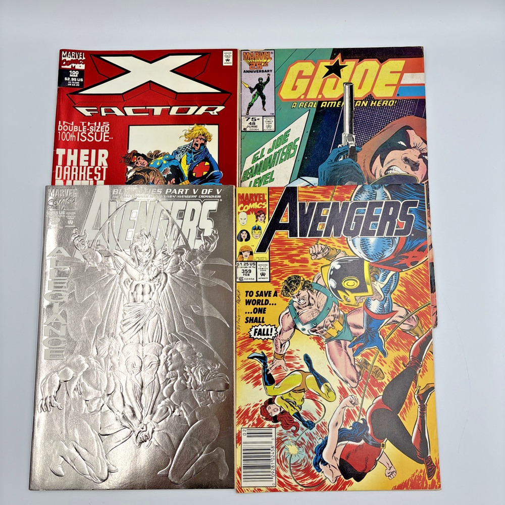 Marvel Comic Lot Avengers, GI Joe, X-Men X-Factor # 100